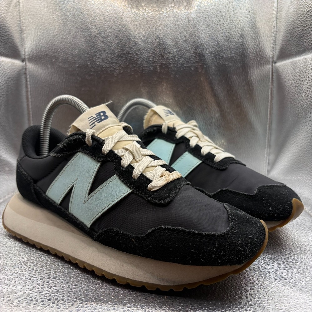 Size‎ 7.5 New Balance 237 Black Bleach Blue Womens Athletic Shoes WS237GD